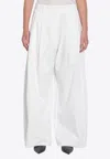 The Latest Cotton Wide Leg Pants In White