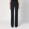 The Latest Thelatest Midnight Blue Wool Blend Trousers In Blue