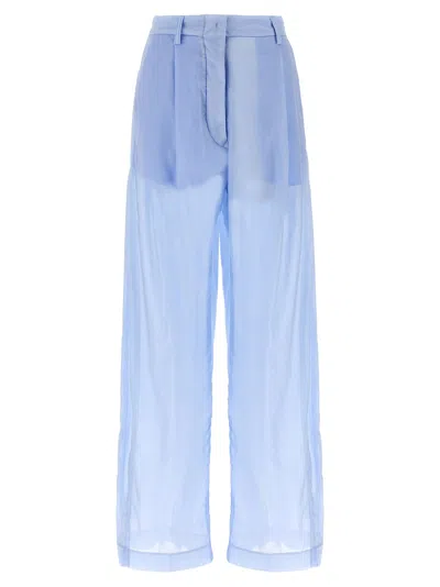 The Latest Chino Short Pleat Pants Light Blue