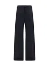 The Latest Cotton Wide Leg Pants In Black