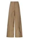 The Latest Billie Poplin Sand Pants In Neutrals