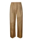 The Latest Brown Wide Leg Trousers In Camel