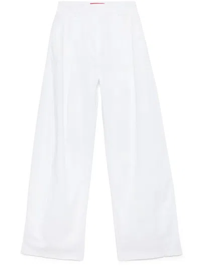 The Latest Pleated Trousers In White