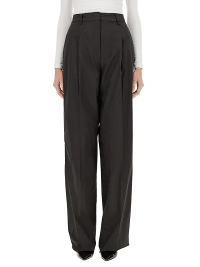 The Latest Poplin Pants In Black
