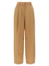 The Latest Thelatest Straight Pants In Beige