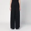 The Latest Thelatest Wide Black Alma Trousers In Black