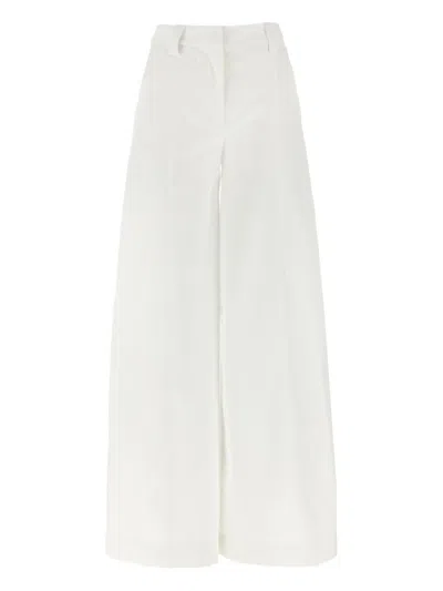 The Latest Chino Sculpture Leg Pants In White
