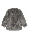 Thelaurent Faux Fur Jacket In Gray