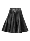 Thelaurent Flared Skirt In Black