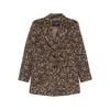 Thelaurent Leopard-print Jacket In Brown