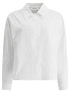 Theloom Classic Cotton Shirt With Relaxed Fit In White