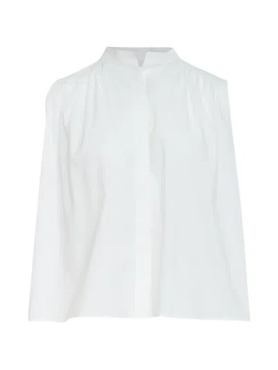 Theloom Gathered Yoke Shirt In White