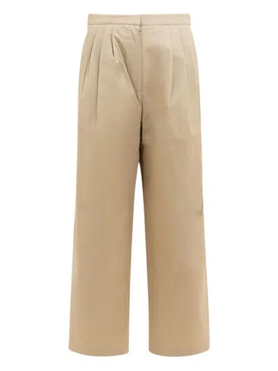 THELOOM PLEATED-FRONT TROUSERS