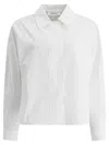 Theloom Classic Cotton Shirt With Relaxed Fit In White