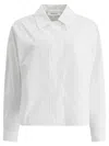 Theloom Classic Cotton Shirt With Relaxed Fit In White