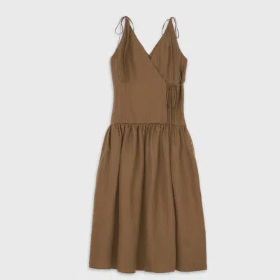 Theloom Women's Contour Dress In Brown