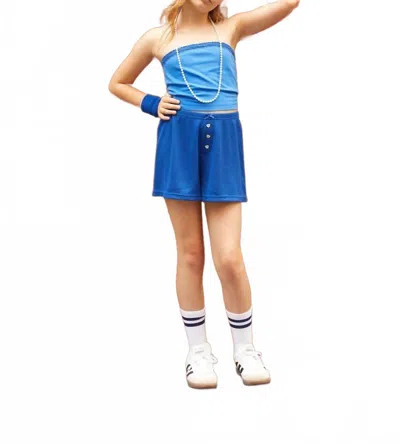Theme Kids' Alexa Camp Tube Top In Blue