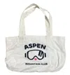 Theme Aspen Mountain Club Tote Bag In White In White