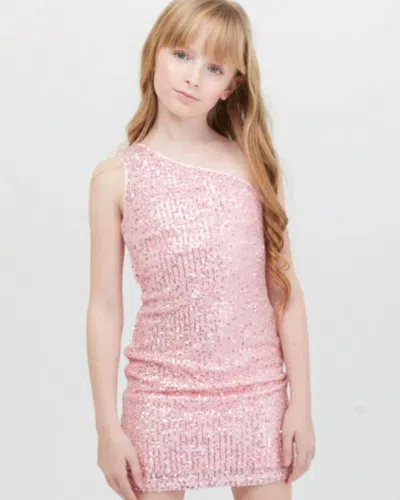 Theme Kids' Billie Mini Dress In Light Pink