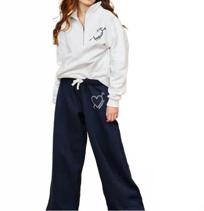 Theme Kids' Cami Atelier Jogger In Navy In Black