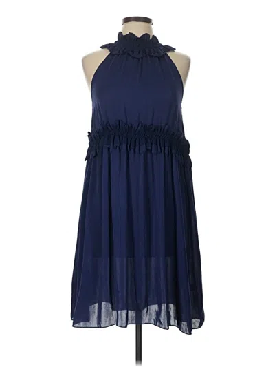 Pre-owned Theme Casual Dress In Blue