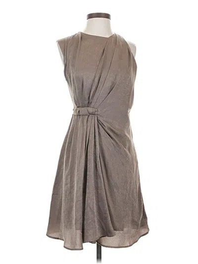 Pre-owned Theme Casual Dress In Gray