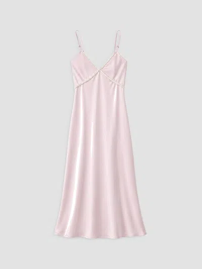 Theme Girl's Little Girl's & Girl's Miller Lace-trim Maxi Slip Dress In Mauve