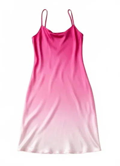 Theme Kids' Girl's Slip Dress In Hot Pink