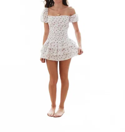 Theme Kids' Girls Noa Tie Back Top In White Rose