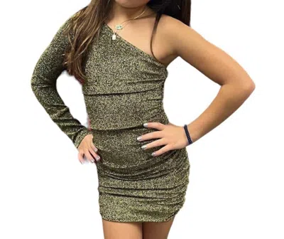 Theme Kids' Harlow Dress In Gold