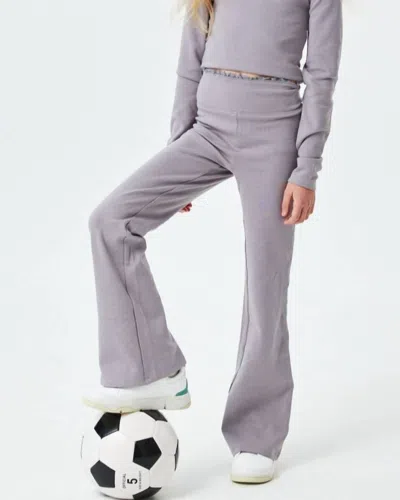 Theme Kids' Mae Flare Legging In Grey In Gray