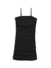 Theme Kids'  Noemi Mesh Removable Straps Dress In Black