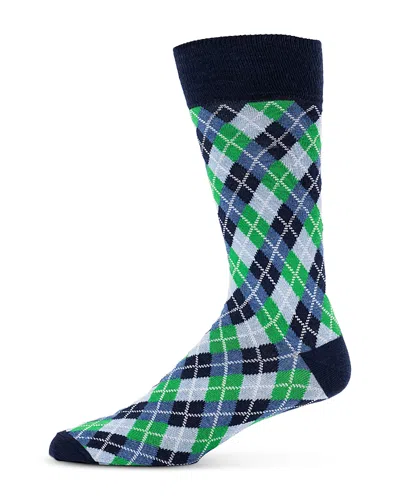 The Men's Store At Bloomingdale's Cotton & Nylon 4 Argyle Socks - Exclusive In Navy