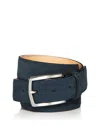 The Men's Store At Bloomingdale's Men's Suede Belt - Exclusive In Navy