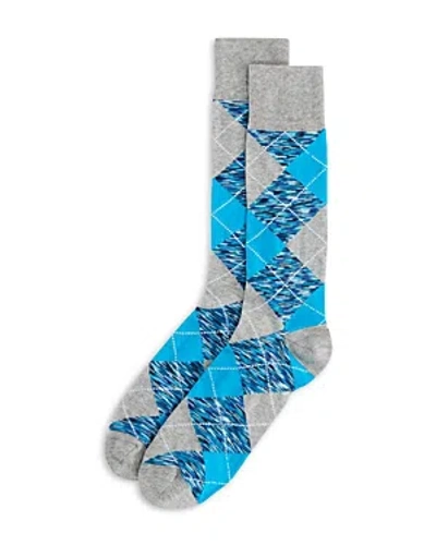 The Men's Store At Bloomingdale's Argyle Crew Socks - 100% Exclusive In Medium Grey