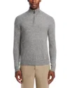 The Men's Store At Bloomingdale's Cashmere Half-zip Sweater - Exclusive In Grey Twist