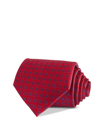 The Men's Store At Bloomingdale's Classic Geo Square Necktie - Exclusive In Red