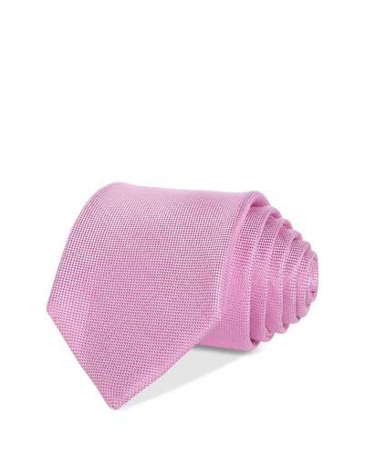 The Men's Store At Bloomingdale's Classic Textured Tie - Exclusive In Pink