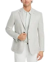 THE MEN'S STORE AT BLOOMINGDALE'S THE MEN'S STORE AT BLOOMINGDALE'S COTTON & LINEN BLEND JERSEY SOFT-CONSTRUCTION REGULAR FIT SPORT CO
