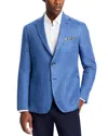 The Men's Store At Bloomingdale's Delave Linen Hopsack Regular Fit Unstructured Sport Coat - Exclusi In Blue