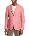 The Men's Store At Bloomingdale's Delave Linen Hopsack Regular Fit Unstructured Sport Coat - Exclusi In Coral