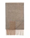 The Men's Store At Bloomingdale's Herringbone Oversized Cashmere Scarf - Exclusive In Taupe