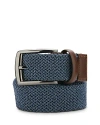 THE MEN'S STORE AT BLOOMINGDALE'S THE MEN'S STORE AT BLOOMINGDALE'S MEN'S HAPPY BLUE STRETCH WEBBING BELT - 100% EXCLUSIVE