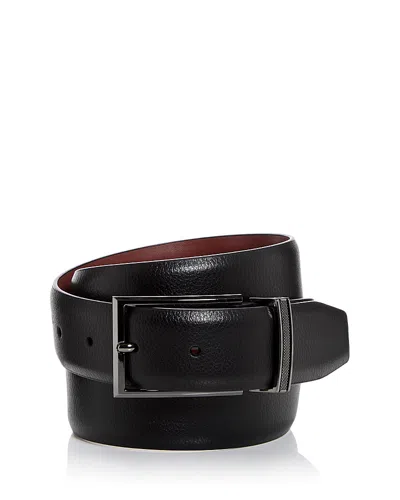The Men's Store At Bloomingdale's Men's Iron Man Leather Belt - Exclusive In Black