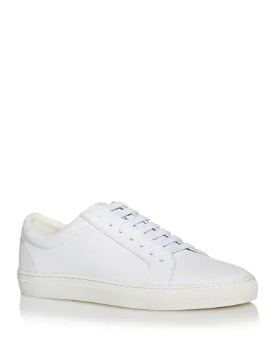 The Men's Store At Bloomingdale's Men's Lace Up Sneakers - Exclusive In White