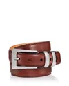 The Men's Store At Bloomingdale's Men's Leather Western Belt - Exclusive In Dark Brown