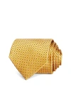 The Men's Store At Bloomingdale's Micro Dot Classic Tie 100% Exclusive In Gold