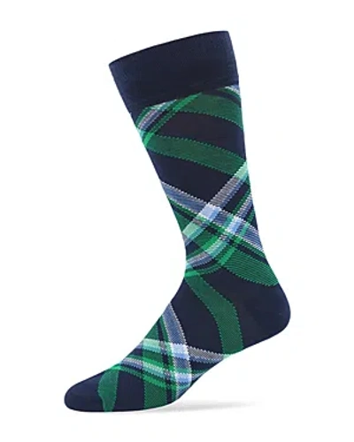 The Men's Store At Bloomingdale's Plaid Crew Socks - 100% Exclusive In Green