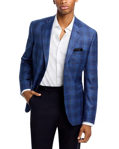 The Men's Store At Bloomingdale's Plaid Regular Fit Sport Coat - Exclusive In Light Brown/blue