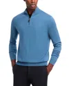 The Men's Store At Bloomingdale's Quarter-zip Merino Sweater - Exclusive In Bering Sea